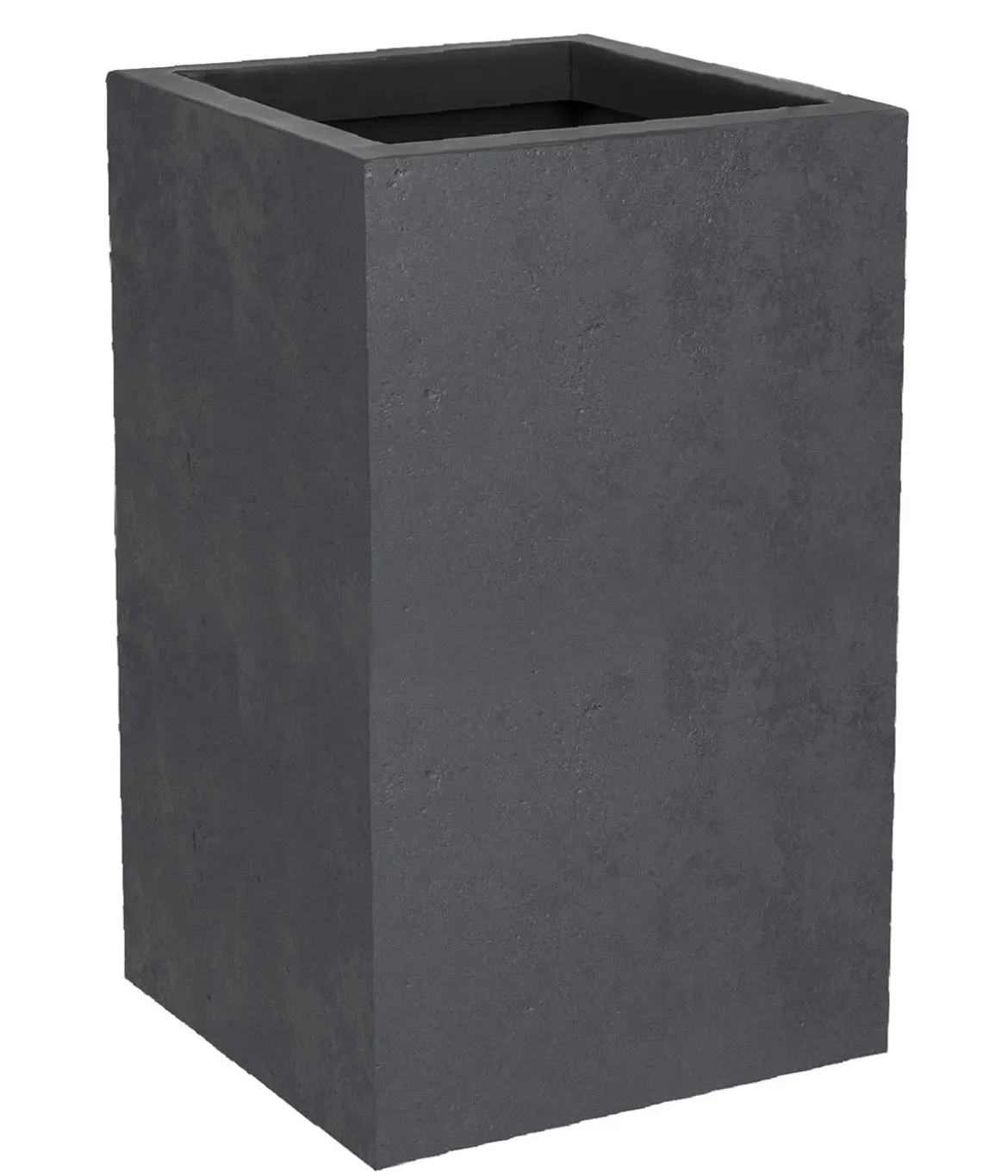 EDA Kunststoff-Topf Basalt Up, quadratisch, ca. B30/H50/T30 cm