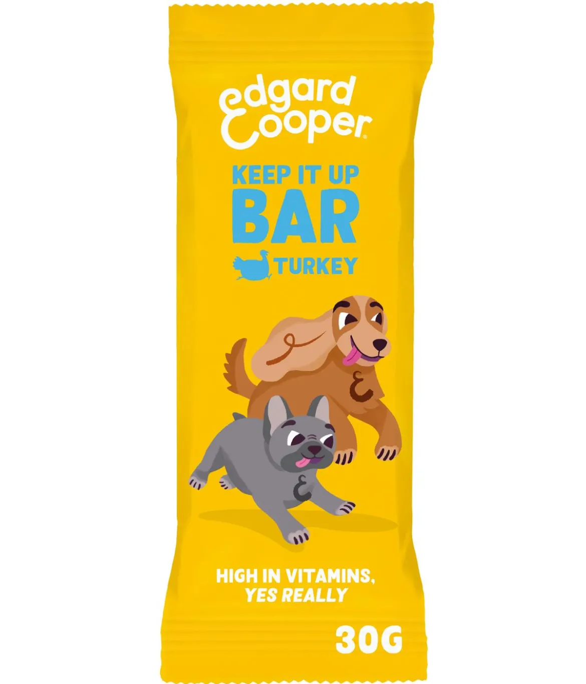 Edgard & Cooper Hundesnack Keep It Up Bar, Truthahn, 24 x 30 g