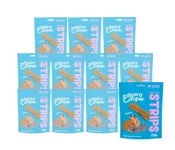 Edgard & Cooper Hundesnack Snuggle Up Strips, 11 x 75 g