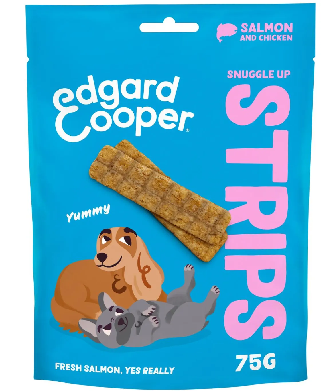 Edgard & Cooper Hundesnack Snuggle Up Strips, 11 x 75 g