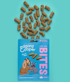 Edgard & Cooper Hundesnack Top Dog Bites, Big, Lachs & Huhn, 15 x 50 g