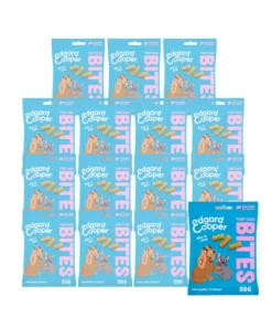 Edgard & Cooper Hundesnack Top Dog Bites, Big, Lachs & Huhn, 15 x 50 g