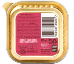 Edgard & Cooper Nassfutter für Hunde, Wunderbares Rind Adult, Bio, 17 x 100 g