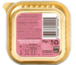 Edgard & Cooper Nassfutter für Hunde, Sagenhafte Ente & Huhn, Junior, 11 x 150 g