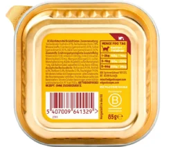 Edgard & Cooper Nassfutter für Katzen Freilauftruthahn & Freilaufhuhn Paté Adult, 16 x 85 g