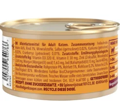 Edgard & Cooper Nassfutter für Katzen Freilaufhuhn Stückchen in Soße Adult, 18 x 85 g