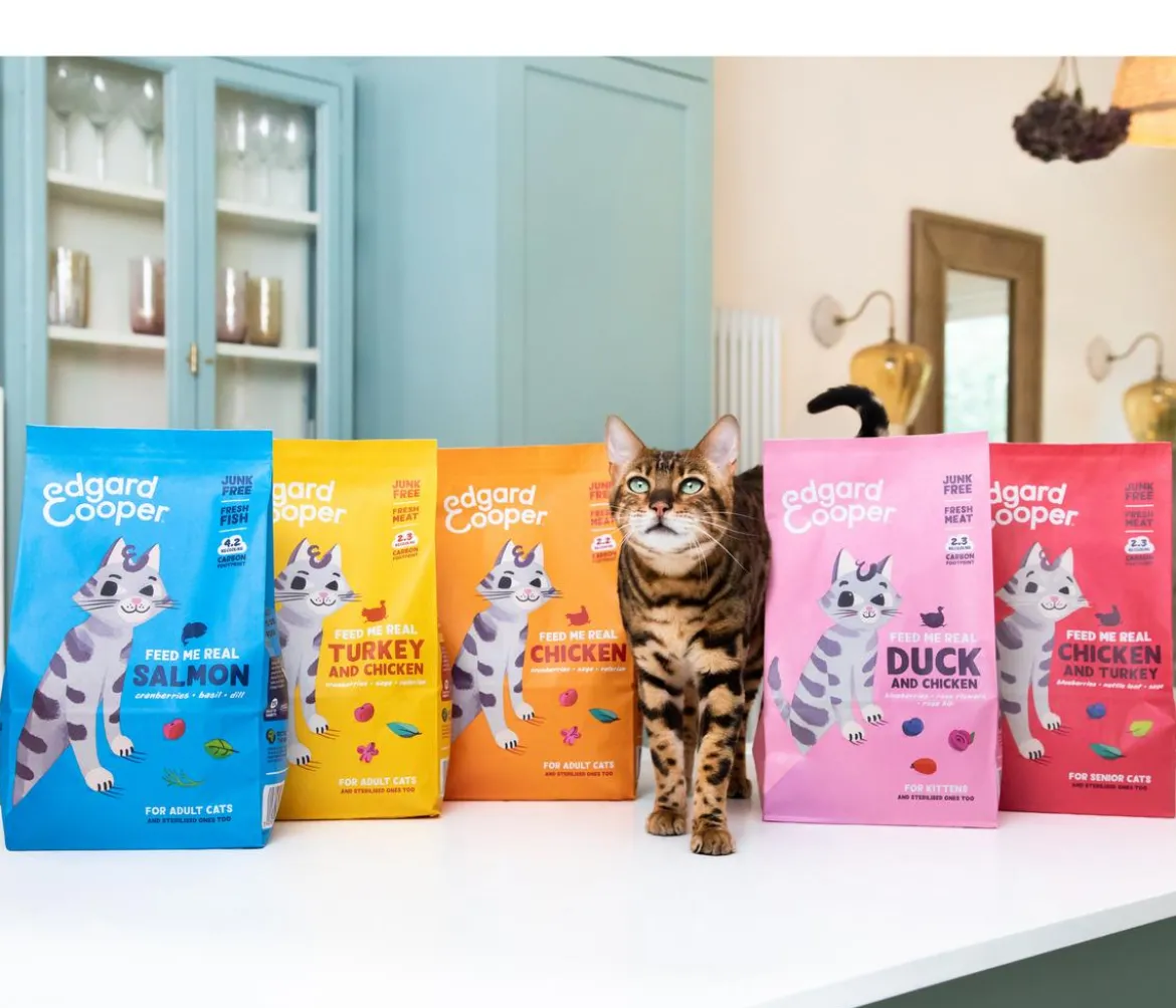 Edgard & Cooper Trockenfutter für Katzen Frisches Freilandhuhn Adult