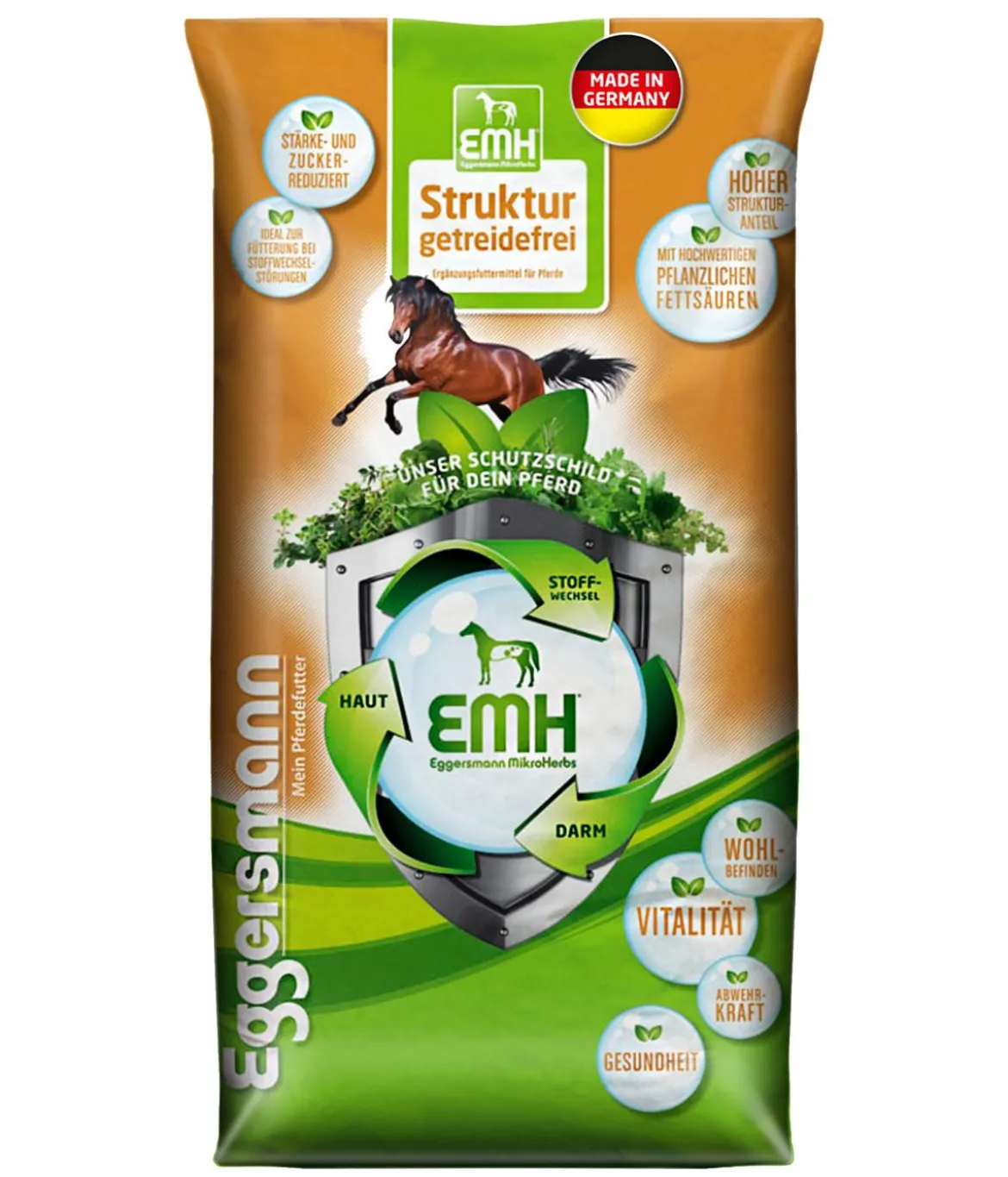 Eggersmann Pferdefutter EMH Struktur getreidefrei, 20 kg