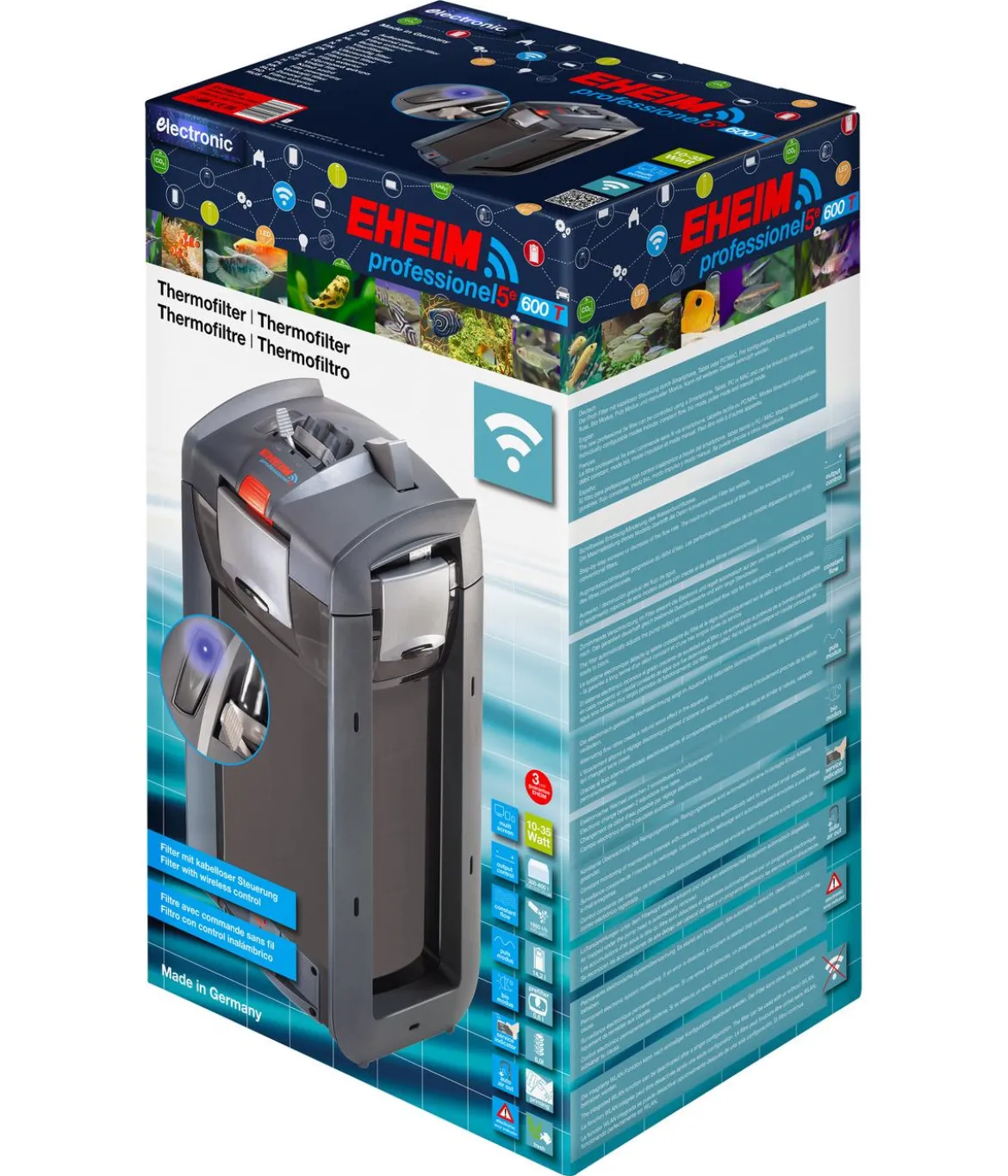 EHEIM Aquarium Thermo-Außenfilter professionel 5e 600T