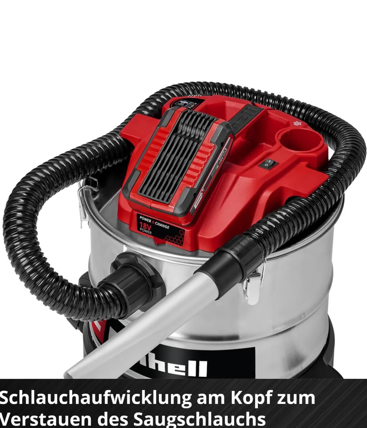 Einhell Akku-Aschesauger TE-AV 18/15 Li C-Solo