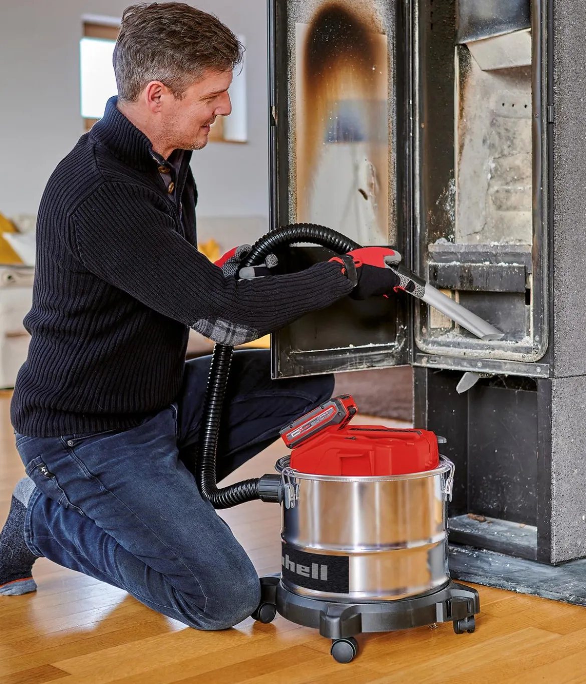Einhell Akku-Aschesauger TE-AV 18/15 Li C-Solo