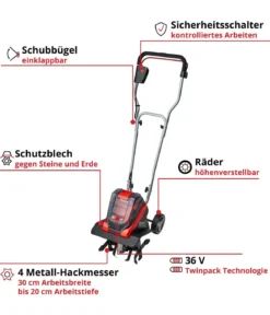 Einhell Akku-Bodenhacke GE-CR 30 Li-Solo