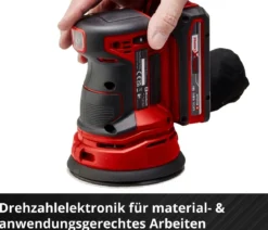 Einhell Akku-Exzenterschleifer TE-RS 18 Li-Solo