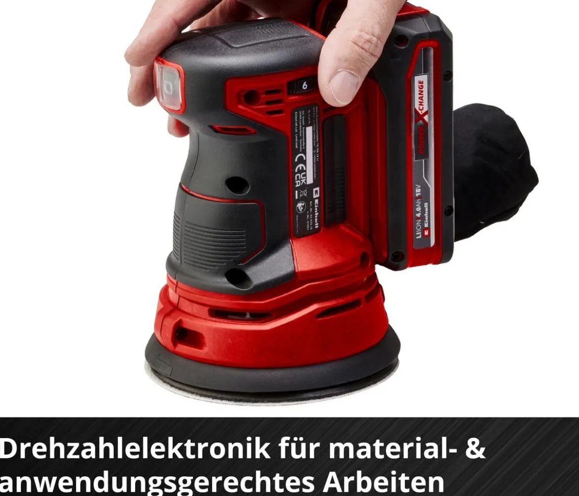 Einhell Akku-Exzenterschleifer TE-RS 18 Li-Solo