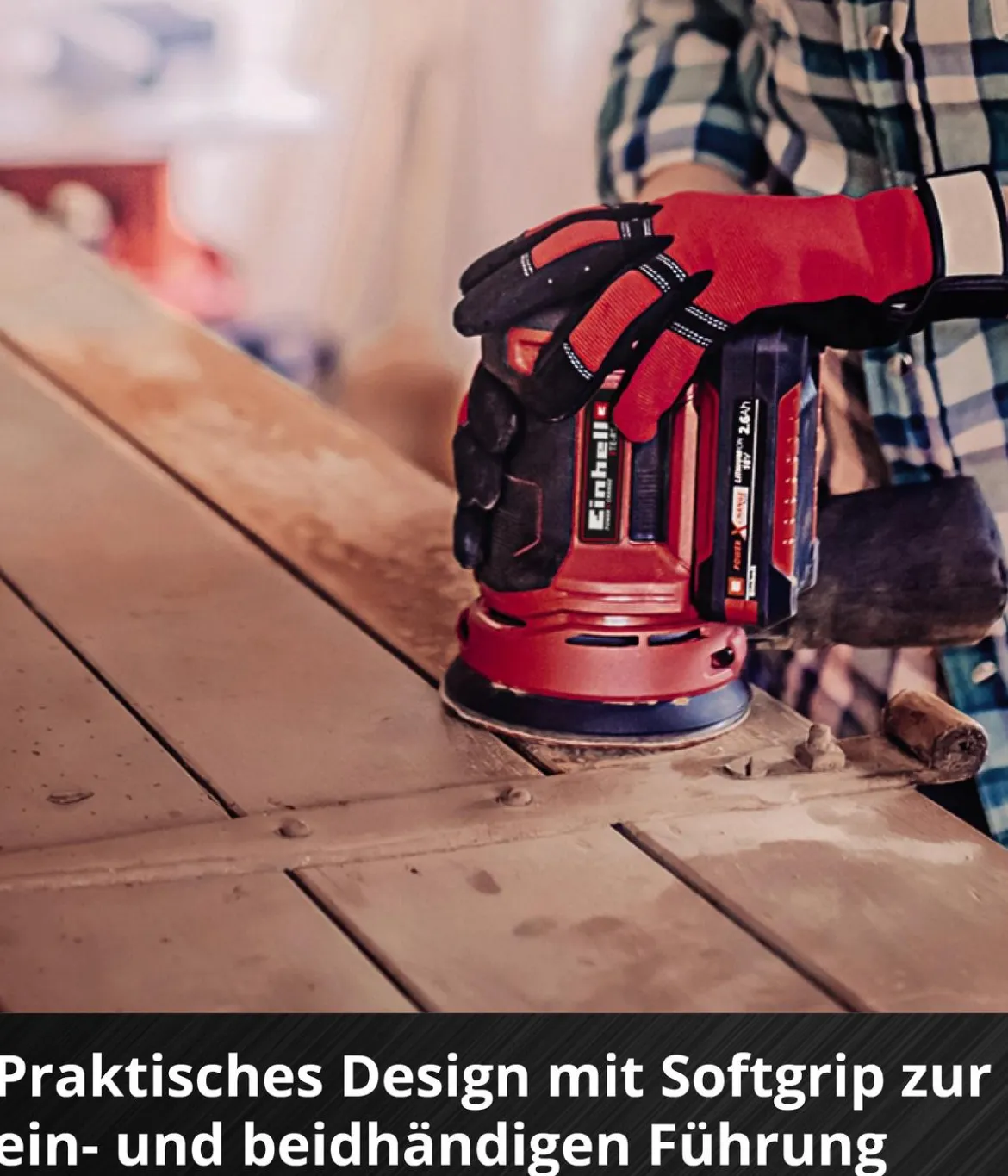 Einhell Akku-Exzenterschleifer TE-RS 18 Li-Solo