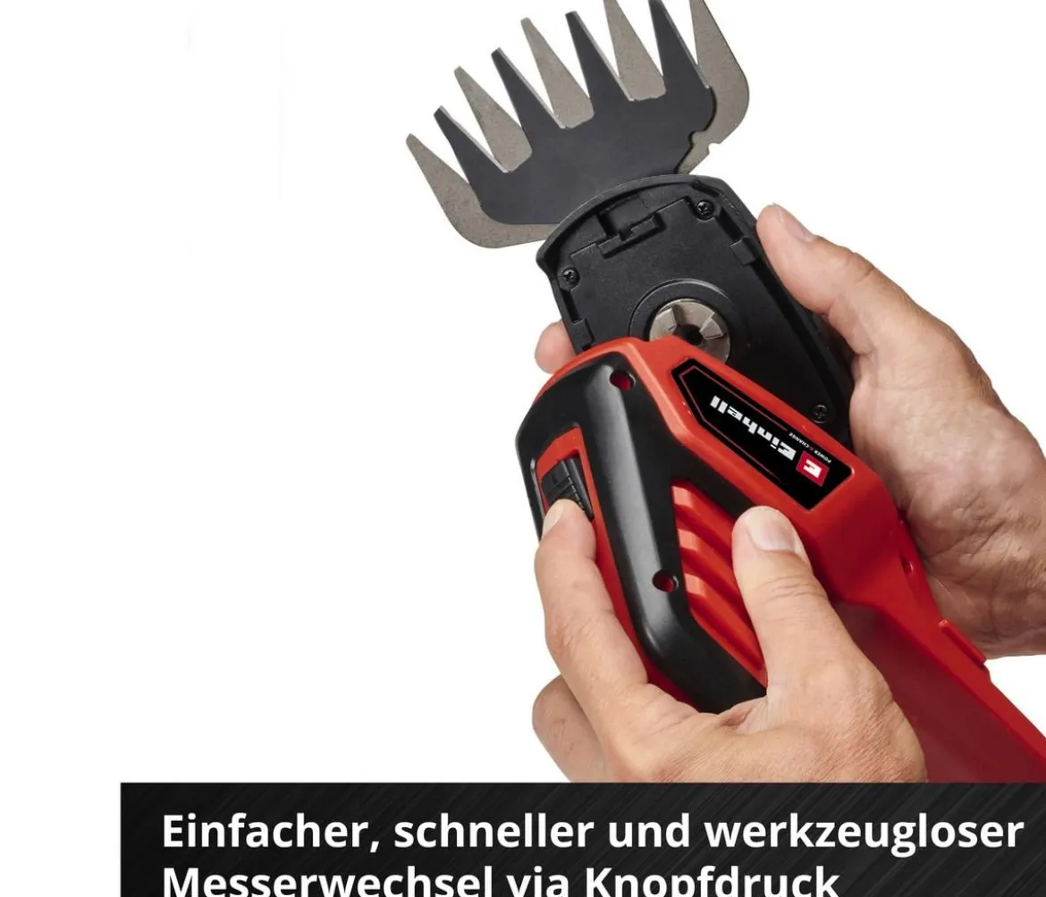 Einhell Akku-Gras- und Strauchschere GE-CG 18/100 Li T-Solo
