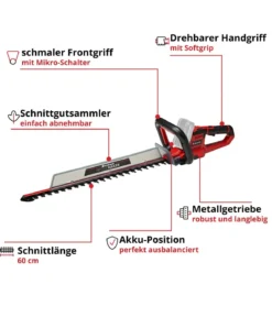 Einhell Akku-Heckenschere GE-CH 18/60 Li-Solo