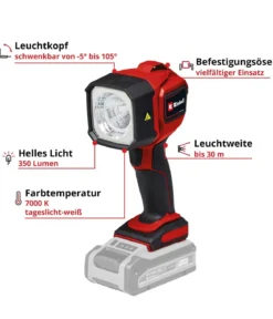 Einhell Akku-Lampe TC-CL 18/350 Li - Solo