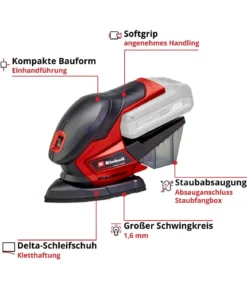 Einhell Akku-Multischleifer TE-OS 18/150 Li Solo
