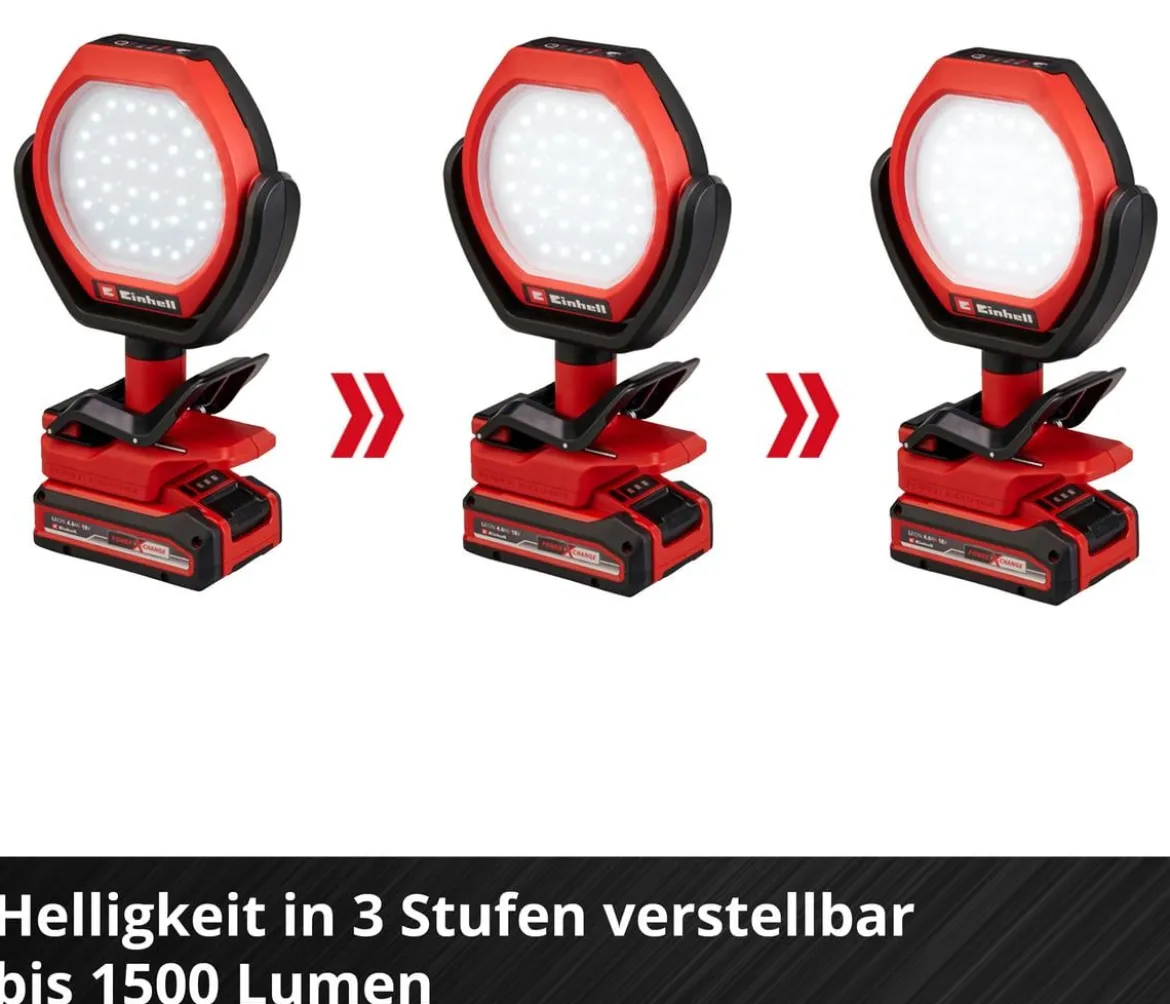 Einhell Akku-Outdoor-Lampe GC-OL 18/1500 Li-Solo