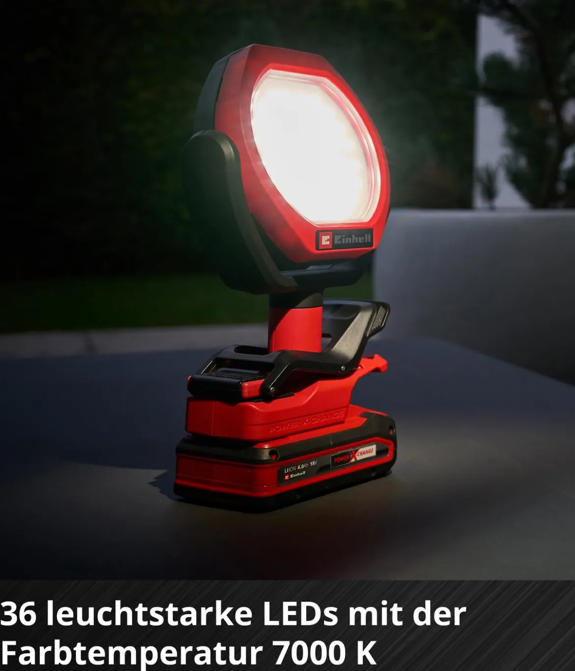Einhell Akku-Outdoor-Lampe GC-OL 18/1500 Li-Solo
