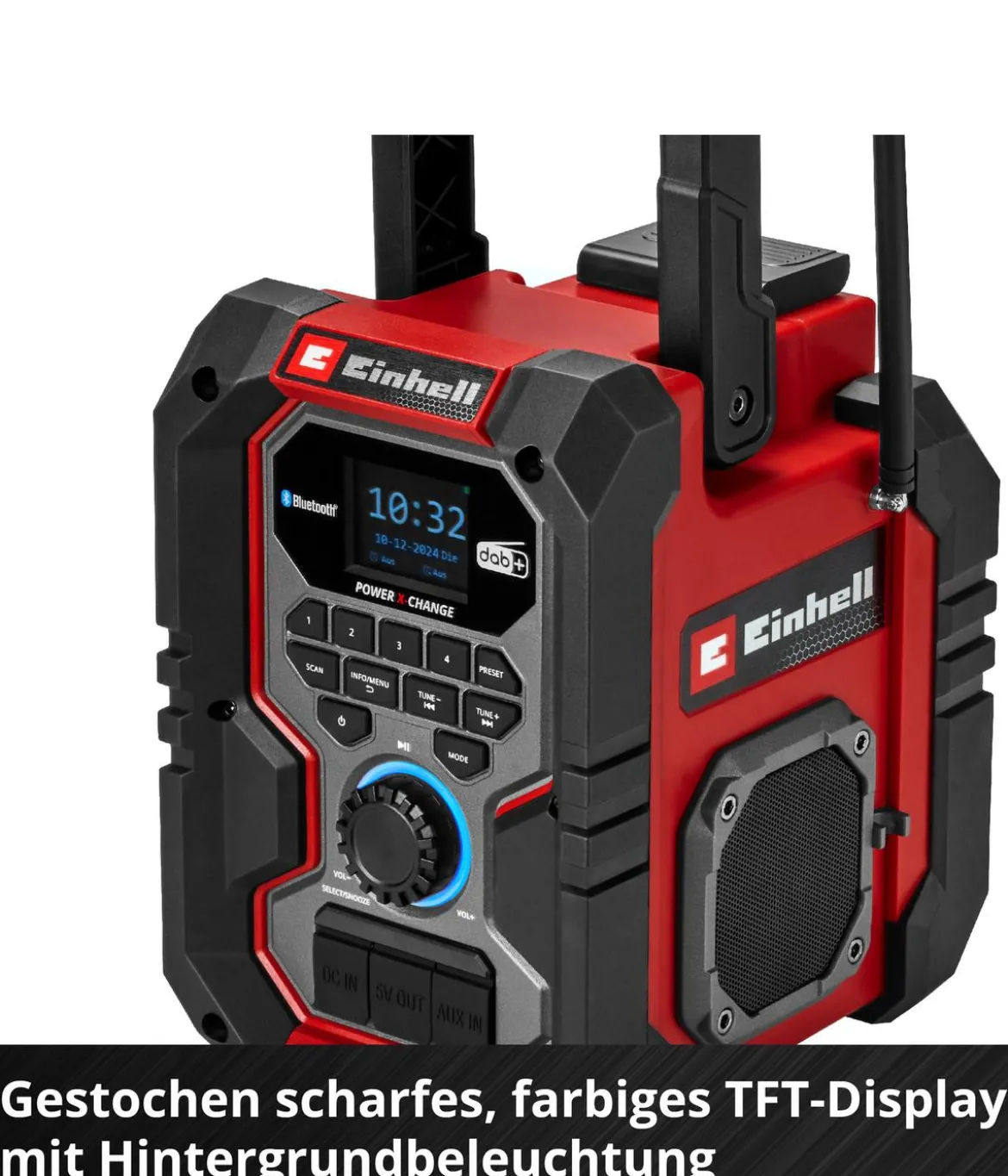 Einhell Akku-Radio TE-CR 18 Li DAB+/FM/BT - Solo