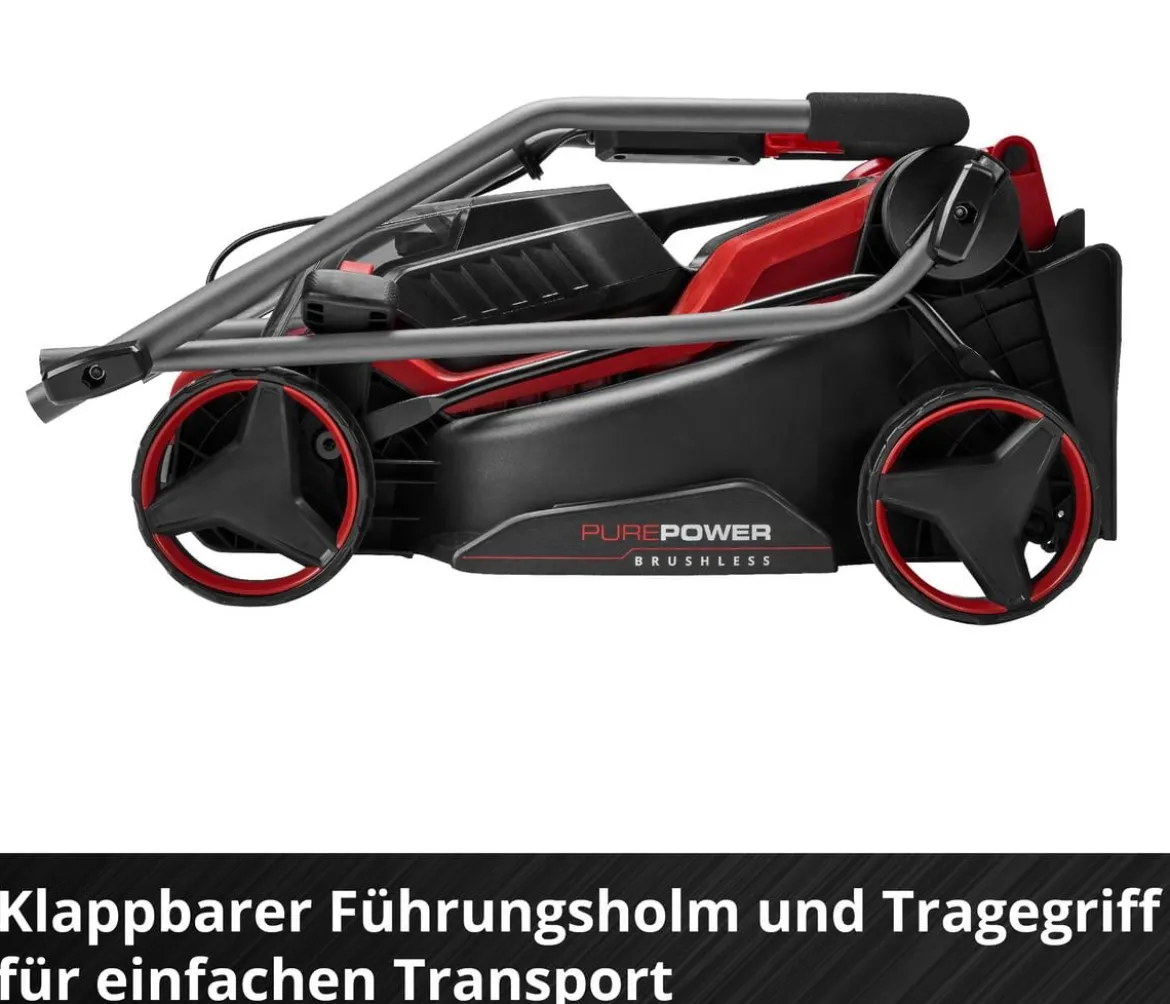 Einhell Akku-Rasenmäher GE-CM 18/32 C Li BL, inkl. 4,0 Ah Akku & Schnellladegerät