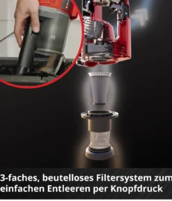Einhell Akku-Stielstaubsauger TE-SV 18 Li, inkl. 1x 4,0 Ah Akku & 1x Ladegerät