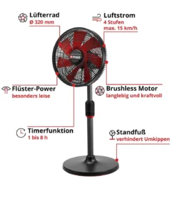 Einhell Akku-Ventilator GE-CF 18/320 P Li-Solo