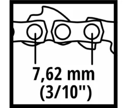 Einhell Ersatzkette für Akku-Astkettensäge GE-PS 18/15 Li BL, 15 cm, 28 TG 1,0 mm
