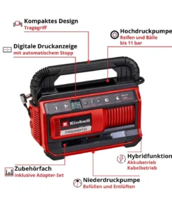 Einhell Hybrid-Kompressor PRESSITO 18/25