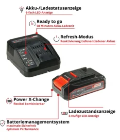 Einhell PXC-Starter-Kit 18 V 2,5 Ah