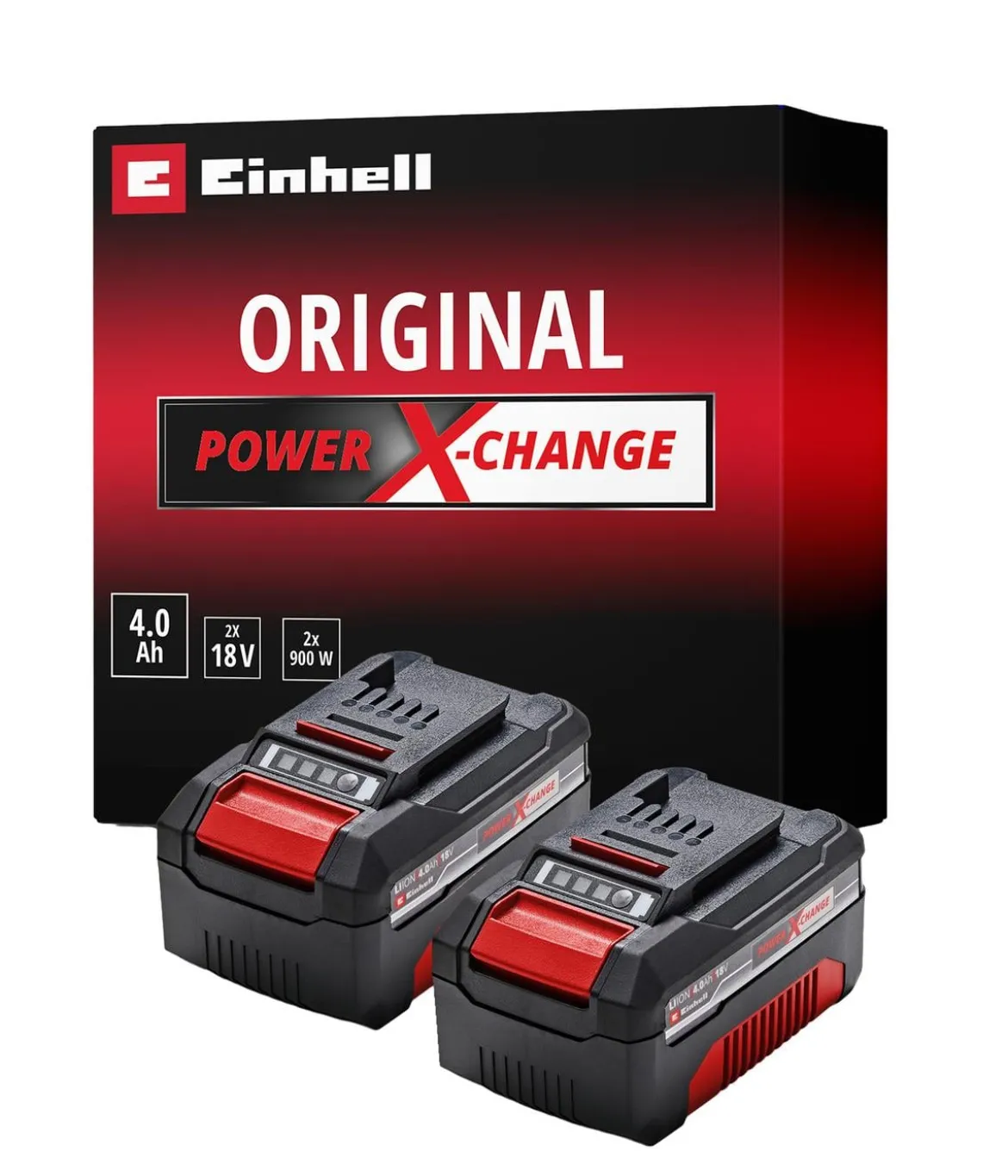 Einhell PXC-Twinpack, 2x 18V 4,0 Ah Akku