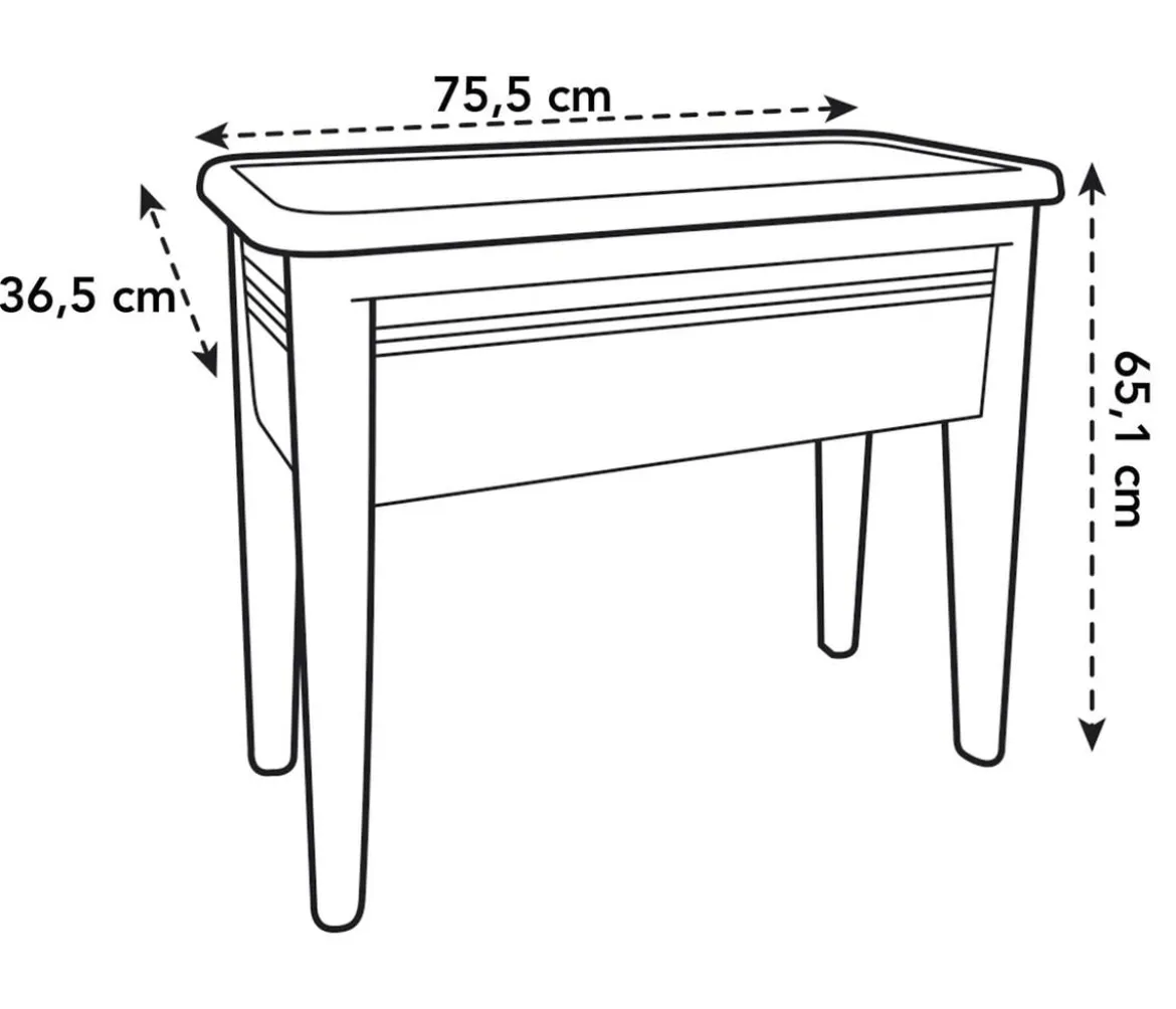 Elho Anzuchttisch XXL, ca. B76/H65/T37 cm