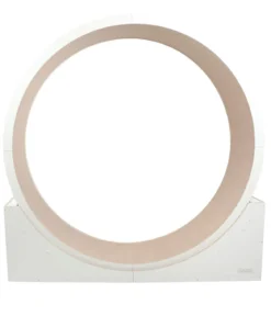 Elmato® Katzenlaufrad Simba XXL, stehend, weiß/beige