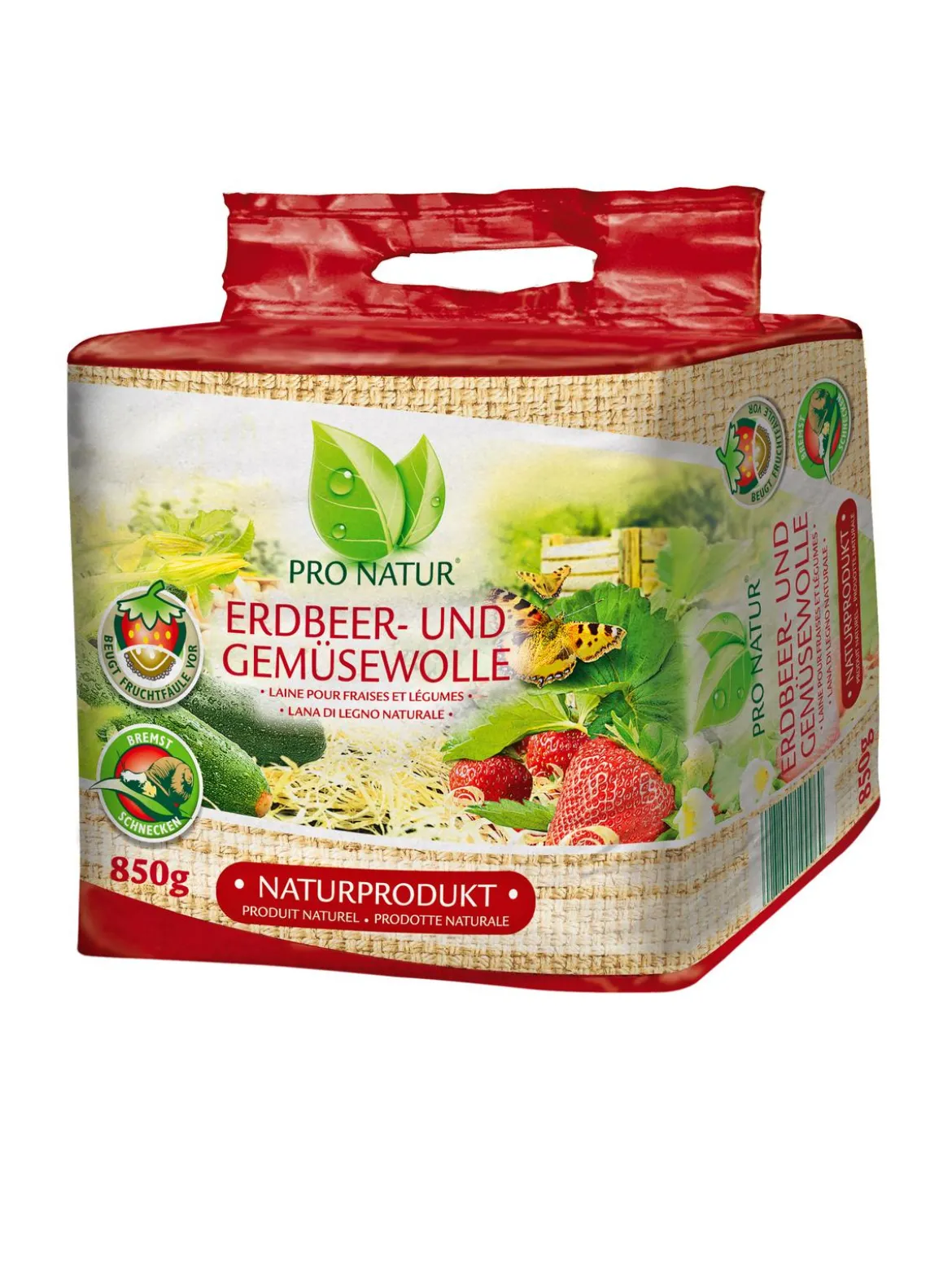 Erdbeer- & Gemüsewolle, 850 g