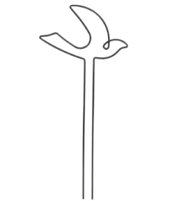 Esschert Design Metall-Rankhilfe Vogel, verschiedene Ausführungen, ca. H37,8 cm