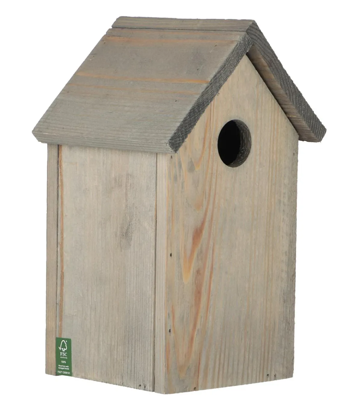 Esschert Design Nistkasten Kohlmeise Pinie, ca. B15/H25/T13,7 cm