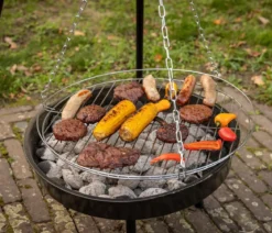 Esschert Grill-Feuerschale inkl. Dreibein, ca. B67,5/H157/T77 cm
