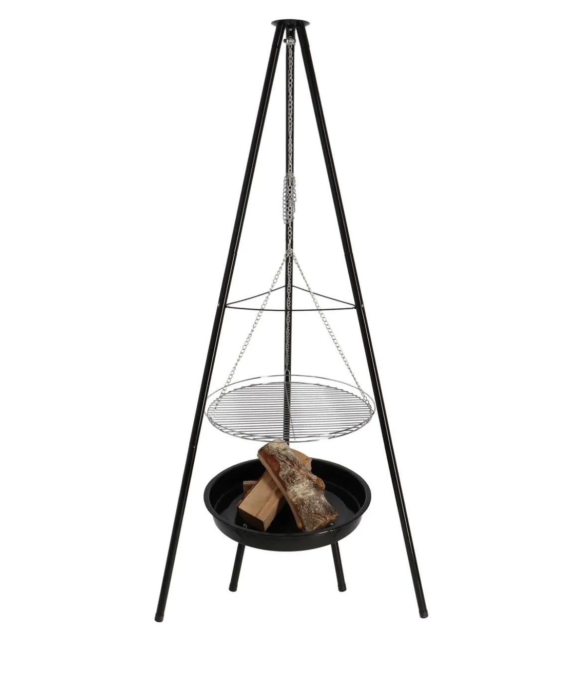 Esschert Grill-Feuerschale inkl. Dreibein, ca. B67,5/H157/T77 cm