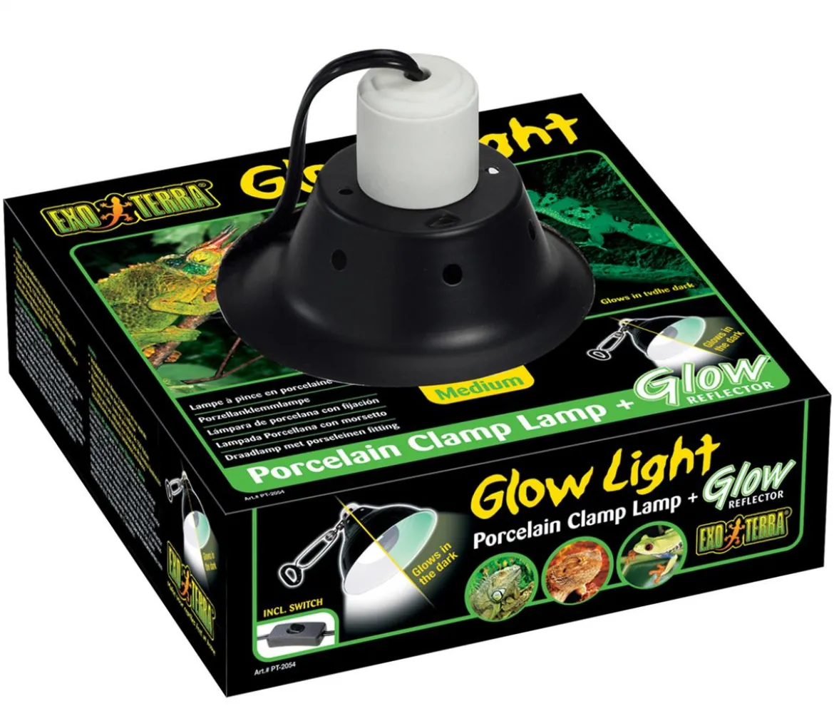 Exo Terra® Glow Light, Porzellan Klemmlampe medium