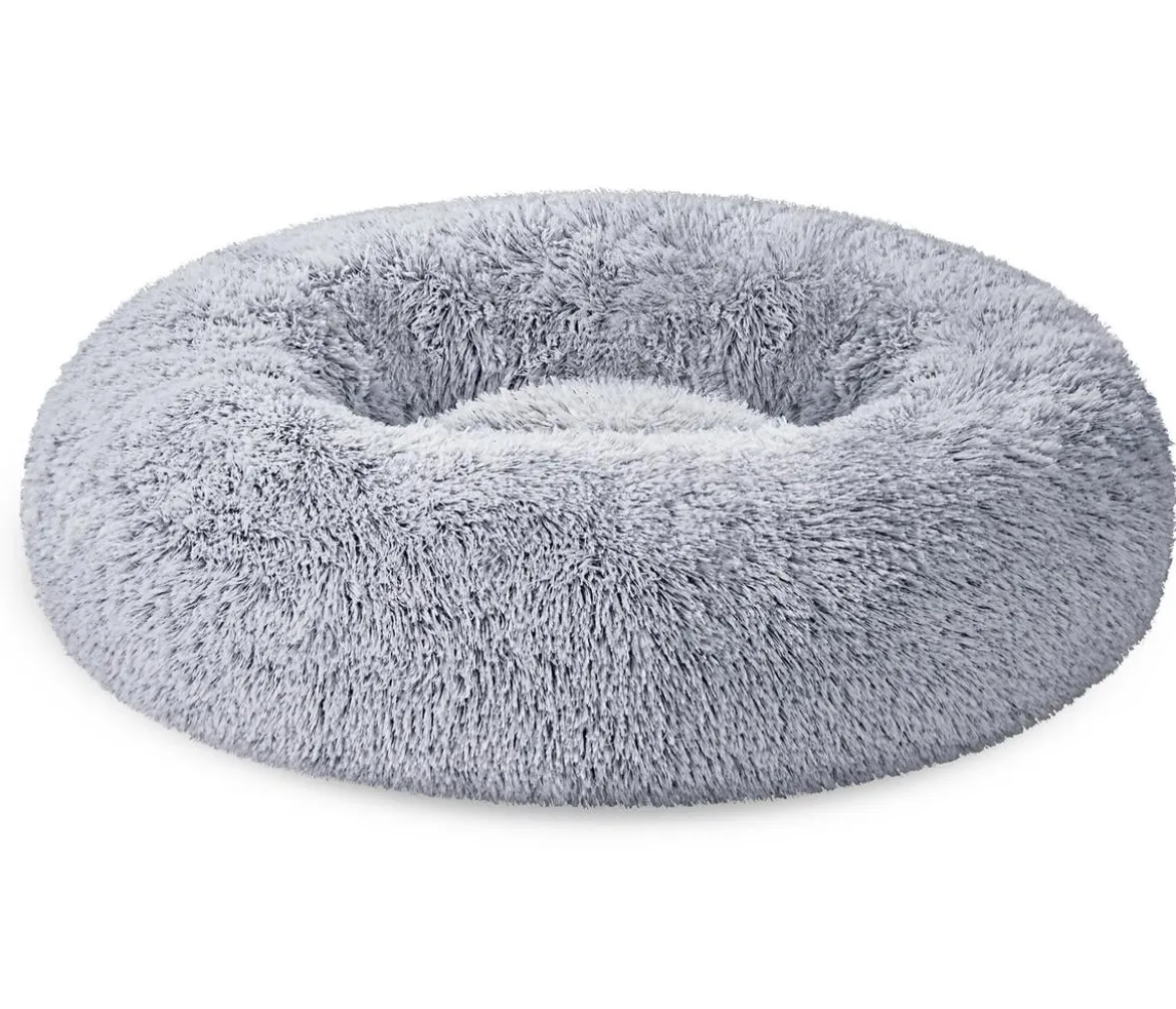 Feandrea Hundebett, rund, grau, ca. Ø80/H20 cm
