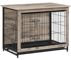 Feandrea Hundekäfig, greige, ca. B82,5/H64/T56 cm