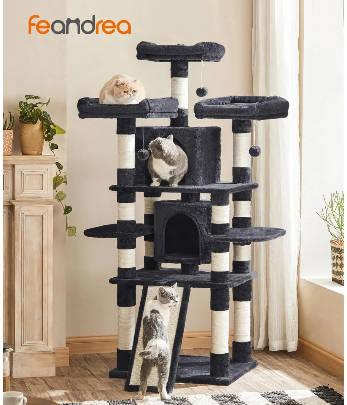Feandrea Kratzbaum, ca. B60/H172/T55 cm
