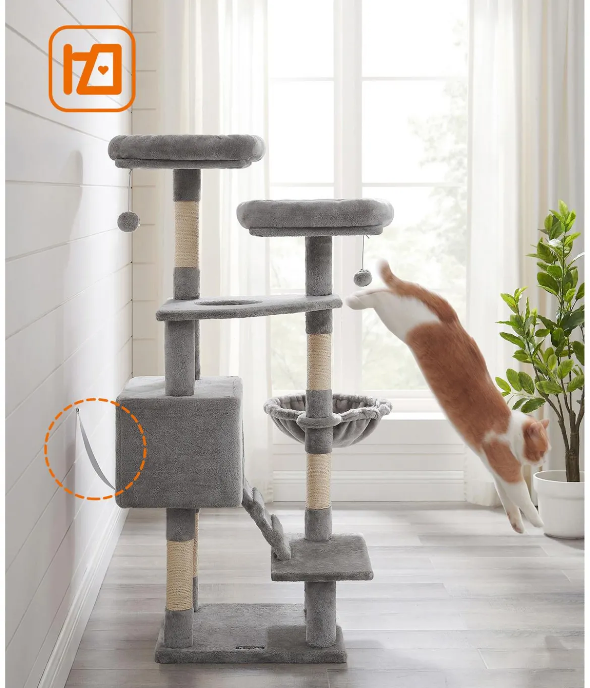 Feandrea Kratzbaum, ca. B45/H142/T50 cm