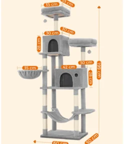 Feandrea Kratzbaum XXL, ca. B109/H199/T76,2 cm
