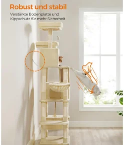 Feandrea Kratzbaum XXL, ca. B60/H206/T50 cm