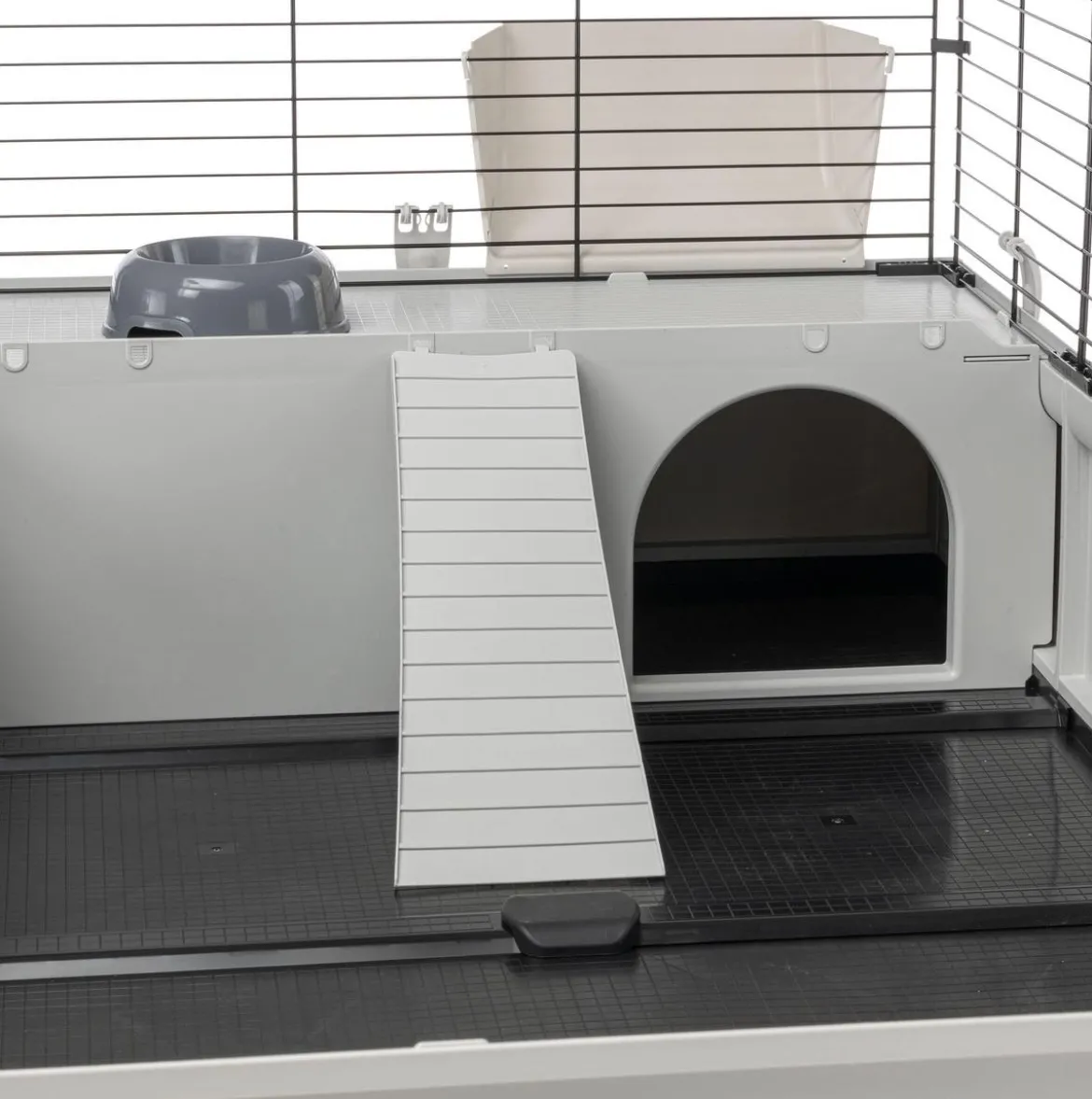 ferplast Nagerheim Modular 3, hellgrau, ca. B144/H56/T72 cm