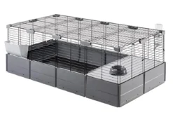 ferplast Nagerheim Multipla Maxi, schwarz, ca. B142/H50/T72 cm