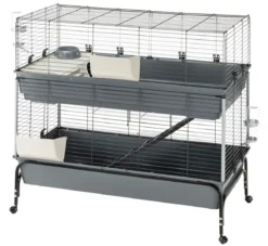 ferplast Nagerheim Rabbit 120 Double, grau, ca. B118/H117/T58 cm